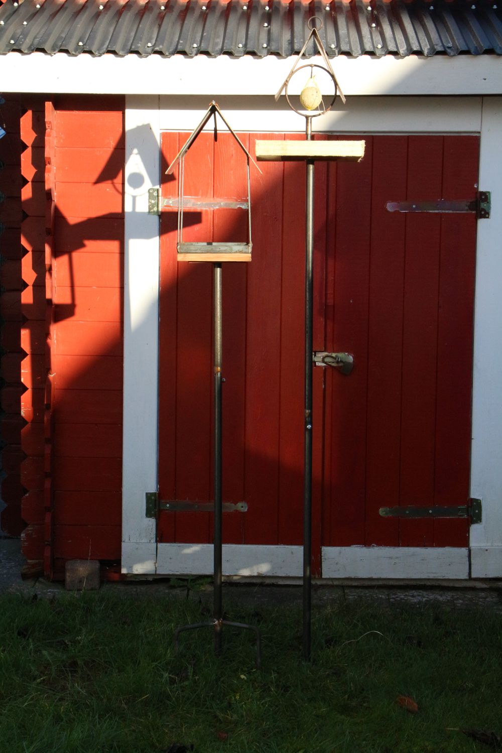 Vogelhausfuß für weiche Böden, Vogelhausständer, Vogelhaus auf Ständer befestigen, Fuß für DIY-Stecktisch
