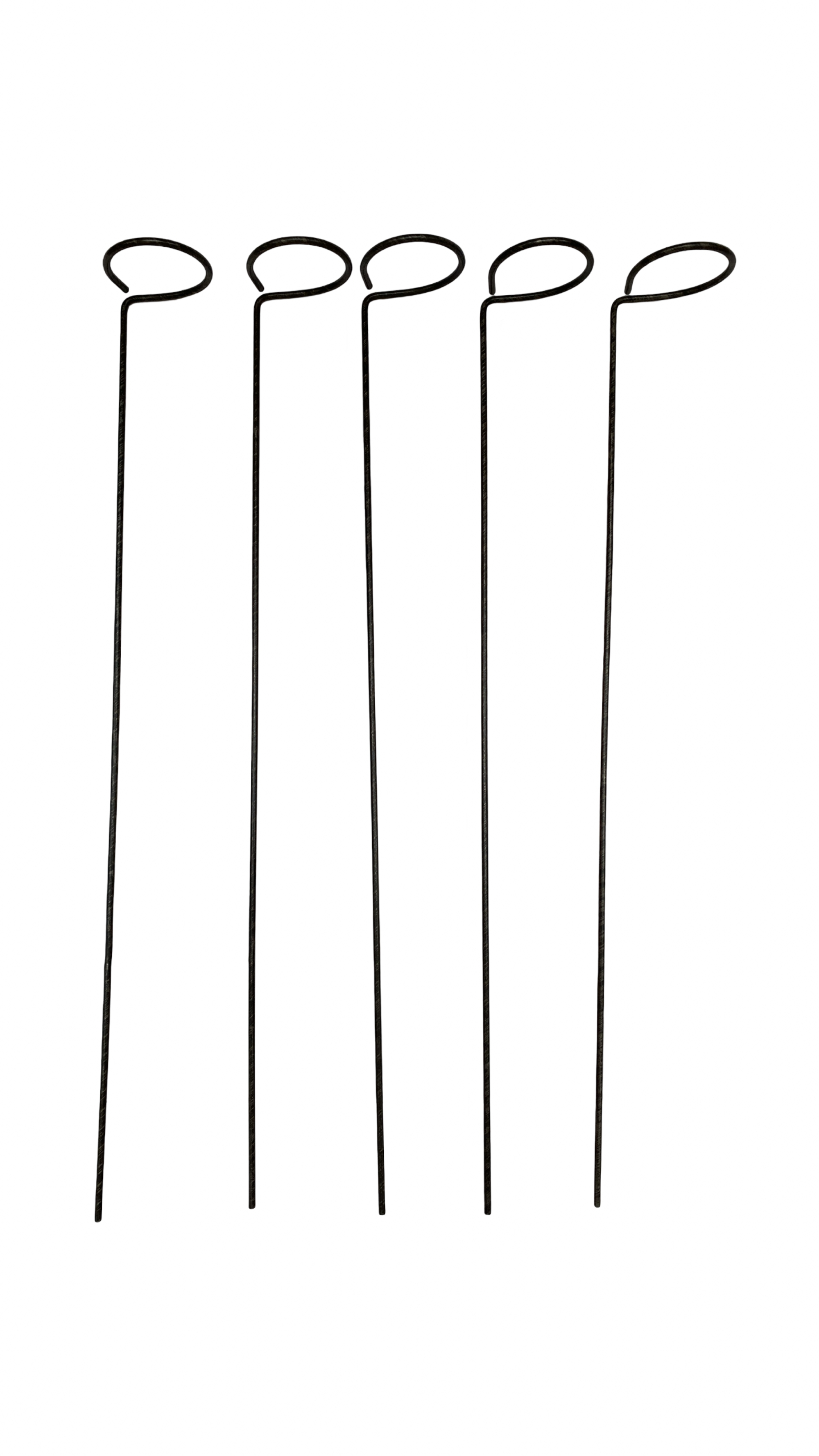 5 Stück Blütenstütze Volleisen 85 cm