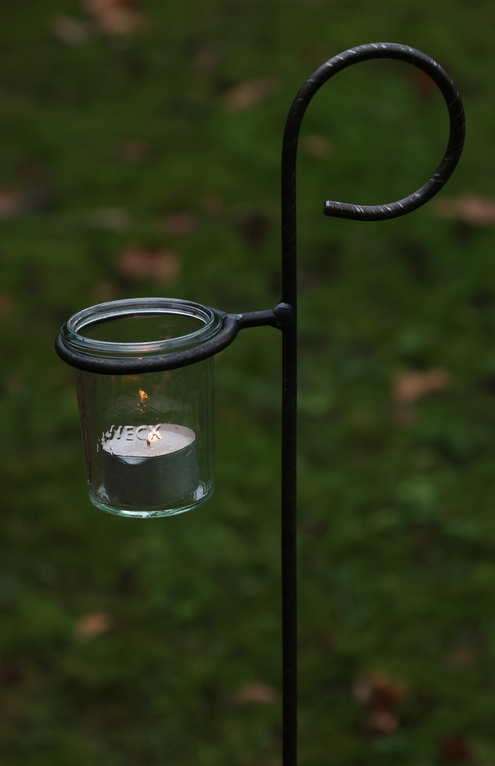 3 er Set Windlichtstecker, Gartenstecker, Gärtnergeschenk