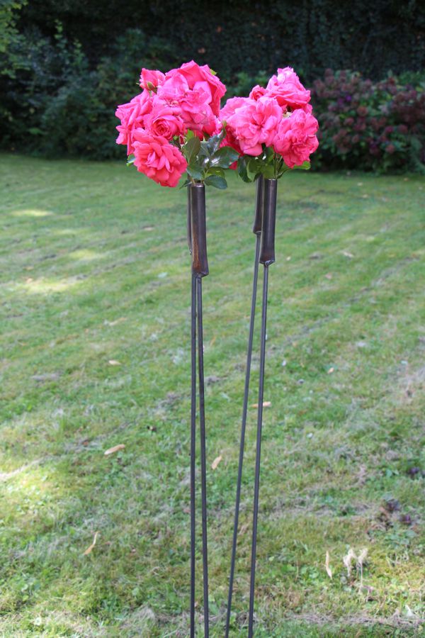 Outdoorvase "Gartenstecker" 3er Set