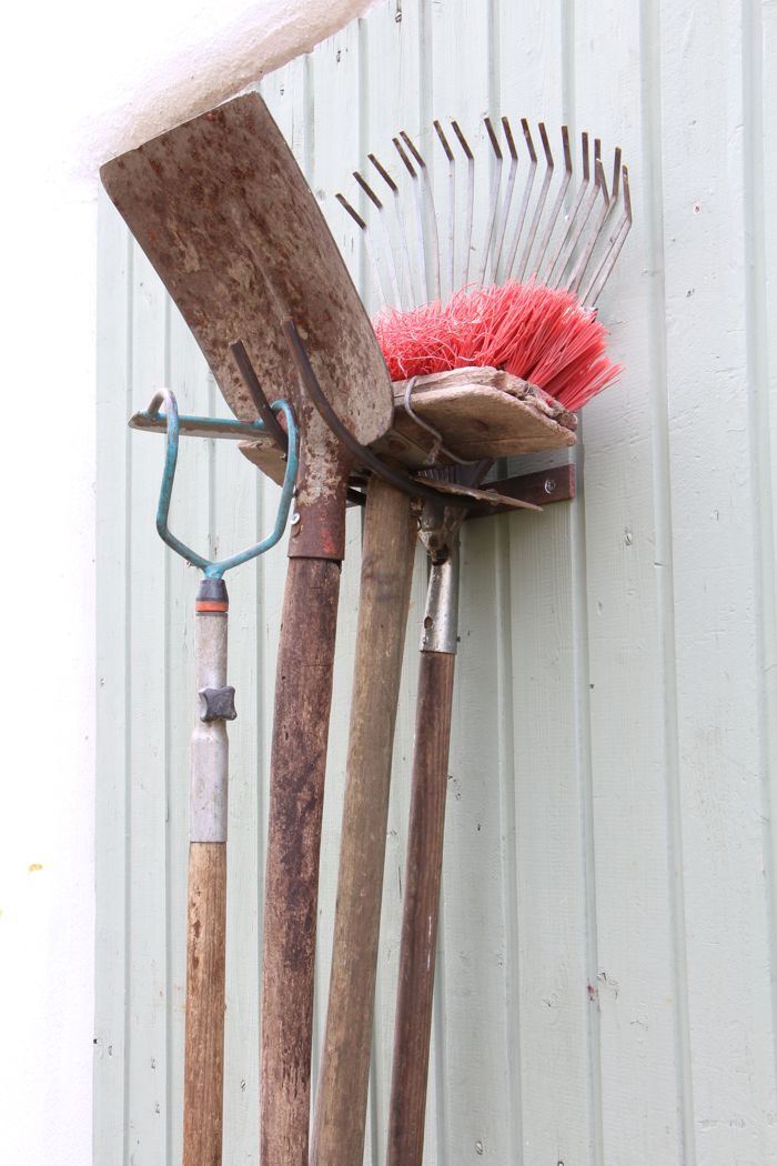 Gerätehalter für Gartengeräte, Wandhalter für Gartenwerkzeuge, Wandhalter für Besen, Schüppe, Hacke