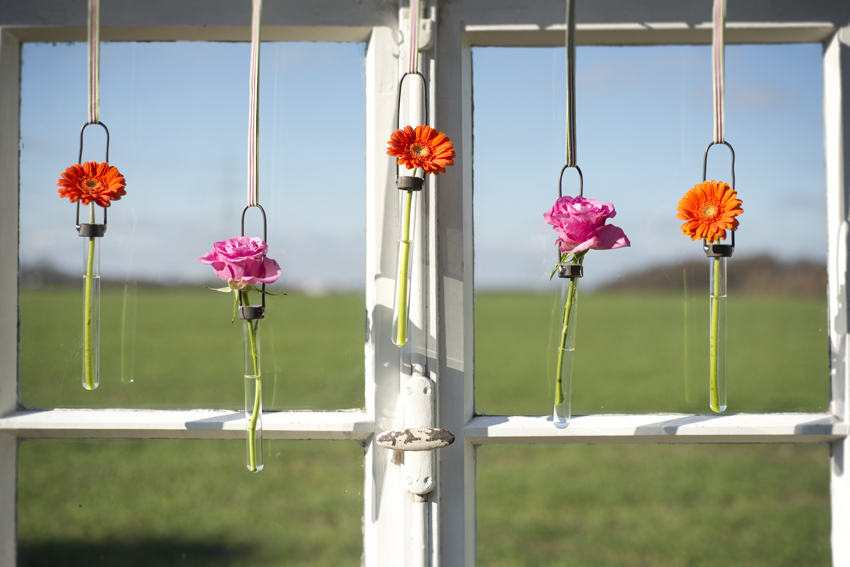 Reagenzglashalter "Hängerchen", Fensterdeko, Vase zum hängen, Reagenzglasvase,