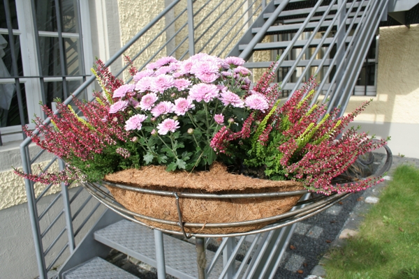 Pflanzschale auf Stab "Schiffchen", Pflanzschiffchen, Gartenstecker Schiffchen, Gartendeko, Pflanzgefäß zum stecken