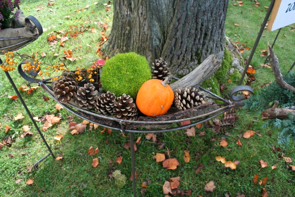 Pflanzschale auf Stab "Schiffchen", Pflanzschiffchen, Gartenstecker Schiffchen, Gartendeko, Pflanzgefäß zum stecken