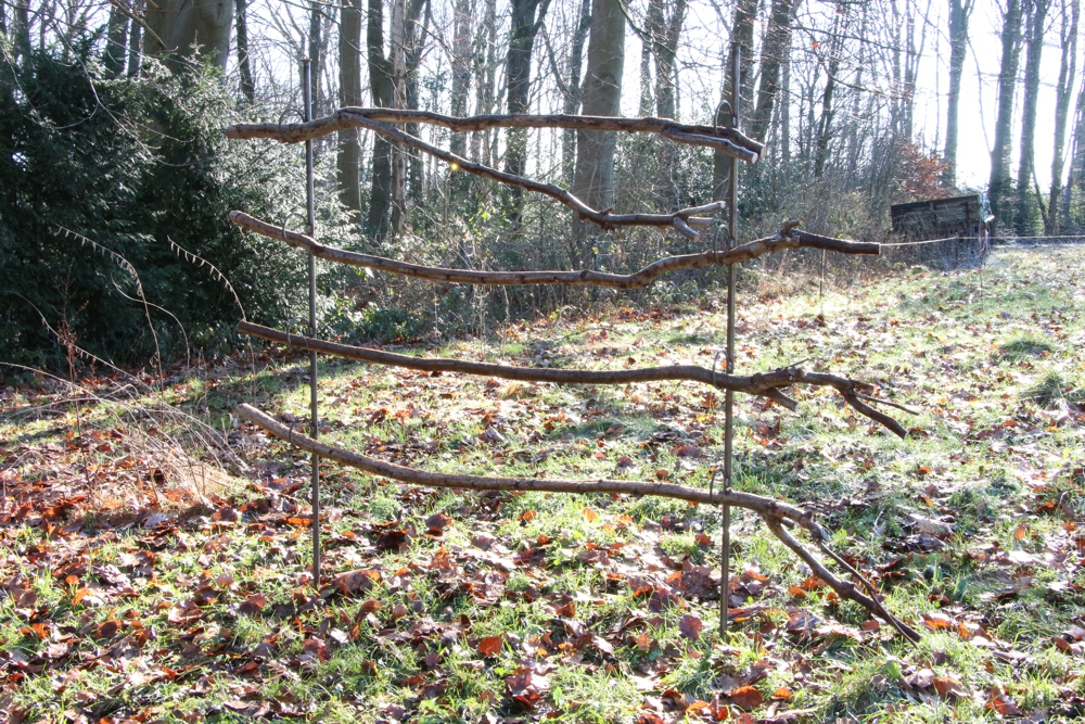 2 Stück Staudenhalter 1,90 Meter, Sichtschutz, Rankhilfe, Rankgerüst, Beetbegrenzer, Zaun, Raumteiler