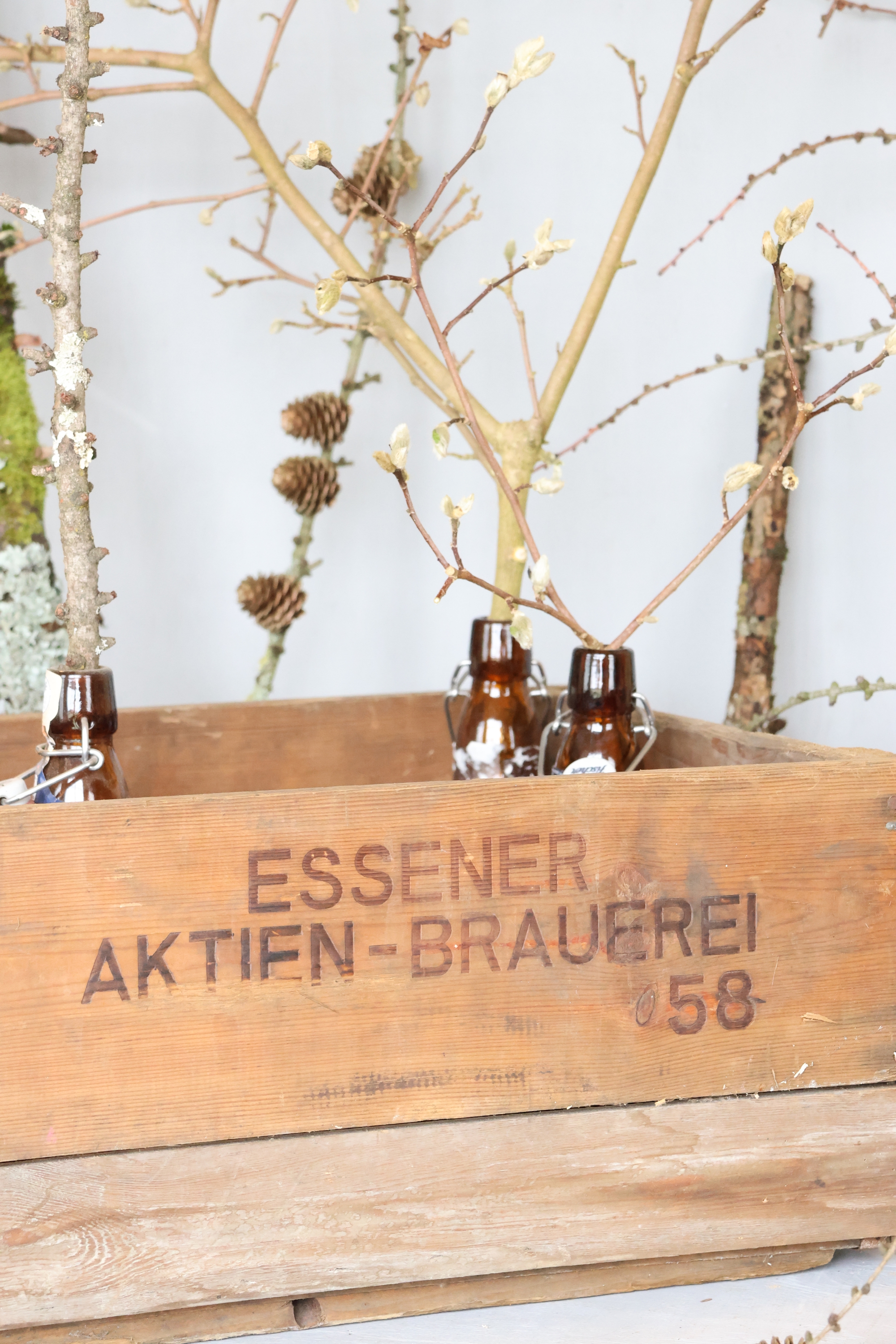 Alte Bierkiste "Essener Aktienbrauerei" 1958 -Sammlerstück- Alte Bierkiste "Essener Aktienbrauerei" 1958 -Sammlerstück-