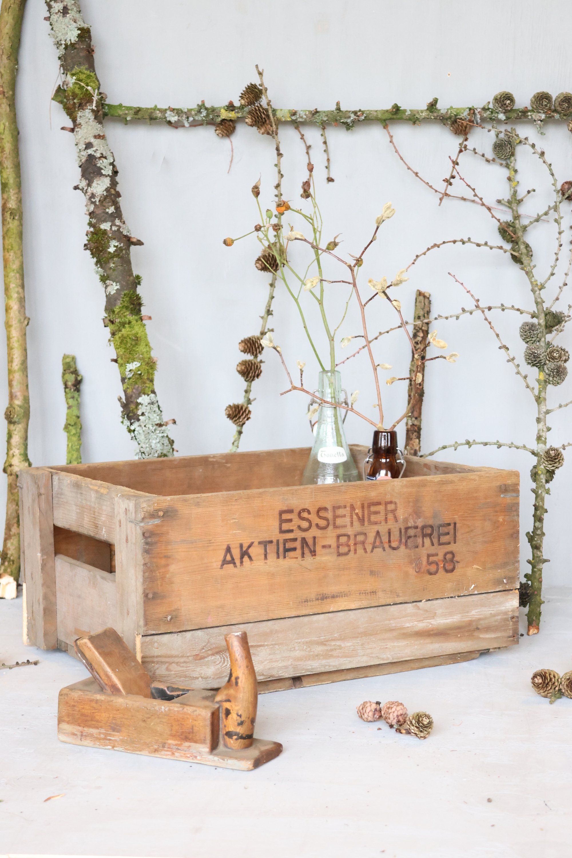 Alte Bierkiste "Essener Aktienbrauerei" 1958 -Sammlerstück- Alte Bierkiste "Essener Aktienbrauerei" 1958 -Sammlerstück-